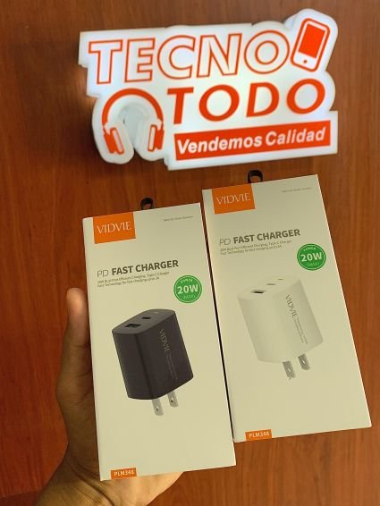 Cargador Vidvie Carga Rapida 20W 